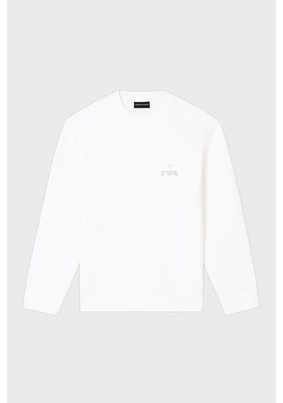 Emporio Armani Erkek Sweat Em002919 Af10013 U0003 Beyaz Beyaz