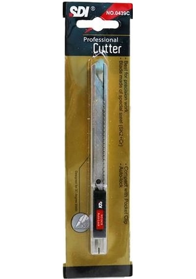 Sdı 0439 C Maket Bıçağı Dar Metal Gövde