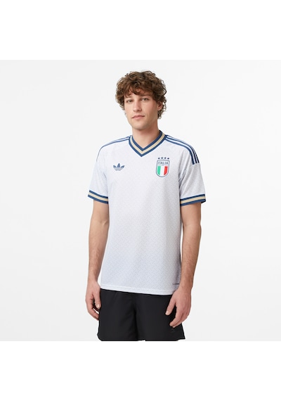 Adidas İtalya 26 Erkek Beyaz Deplasman Forması Kc8704 Mavi