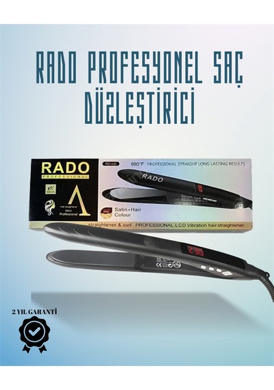Gld-spt- Rado Rd-446 Seyahat Dostu Saç Düzleştirici Güvenlik Kilidi Ve Taşınabilir Tasarım