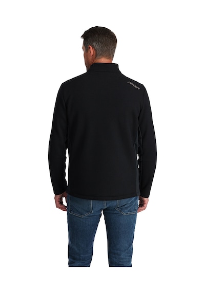 Spyder Bandit 12 Zip Erkek Siyah İçlik Üst 10011