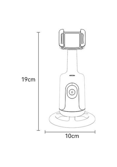 Yesıdo Sf15 Akıllı 360 Derece Gimbal Kamera Telefon Klipsli Yüz Takip Gimbal Sabitleyici