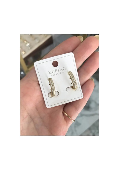 Tam Tur Model Küpe Kararmaz Altın
