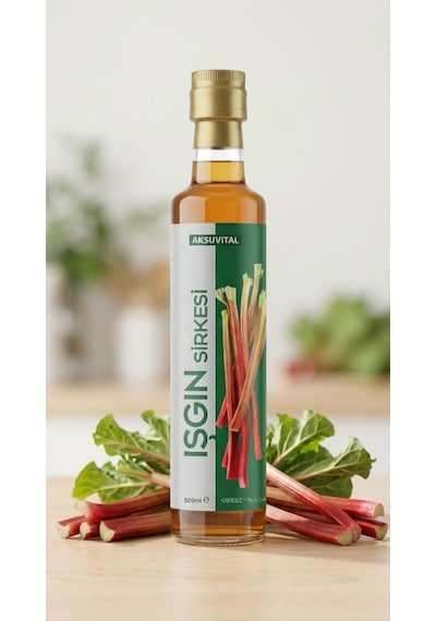 Aksu Vital Işgın Sirkesi 500 Ml - Işkın Kökü Sirkesi - Katkısız, Doğal Fermantasyon