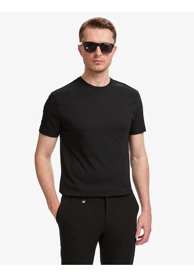 Pierre Cardin Erkek Siyah Tişört Basic 50325307-vr046
