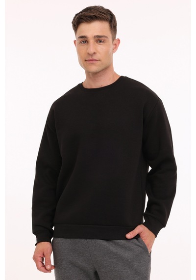 Mb Sn390 C Sw 4pr Siyah Erkek Sweatshirt Siyah