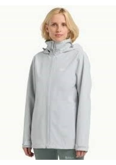 Jack Wolfskin Jack Wolfskın Traıltıme 2l Jkt W Kadın Cool Grey Outdoor Ceketi A63902-6709 Gri