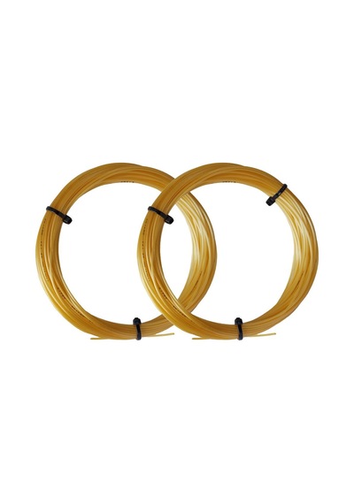 2 Adet Luxilon 4G 1,30 mm. Monofilament Kordaj 12 Metre AltınSarı