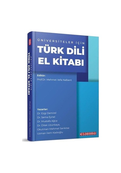 Türk Dili El Kitabı - Üniversiteler İçin- Bilgeoğuz Yayınları
