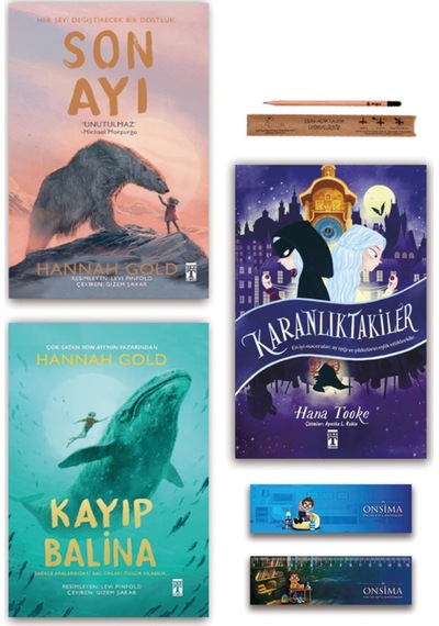 Genç Timaş Karanlıktakiler - Son Ayı - Kayıp Balina Set 3 Kitap
