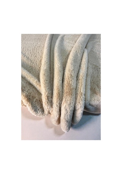 1000 Gr Tavşan Tüyü Peluş Kumaş 50x150 Cm A Kalite, Ultra Yumuşak, Tüy Dökmez Bej Bej
