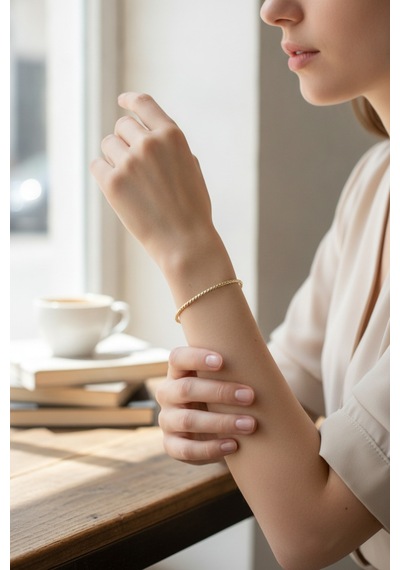 Cm Gold Renk 65 Mm Bilezik Altın - Çok Renkli