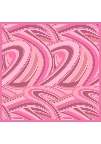 Belli İpek Eşarp - 4311-81 Pembe Twill
