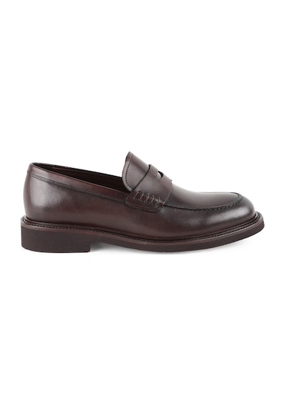 Libero Lz5009 Unisex Hakiki Deri Loafer Ayakkabı - Eva Tabanlı Klasik Model 36-39 Kahve