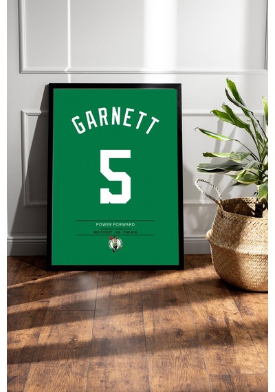 Kevin Garnett Çerçeveli Tablo - Basketbol Nba Posteri Tablo