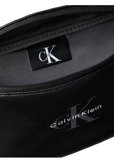 Calvin Klein Bold Logo Webbıng Wa, Ub1 Siyah Erkek Bel Çantası