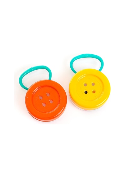 Baby Toys Düğme Çıngırak 2'li BYT-4118 Çok Renkli