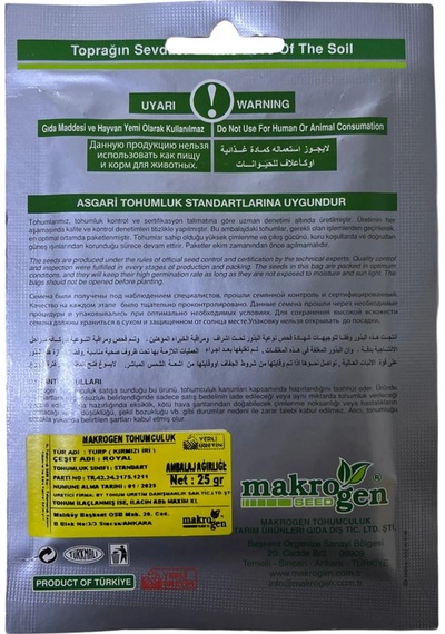 Makrogen Royal Kırmızı Turp Tohumu 25 Gr