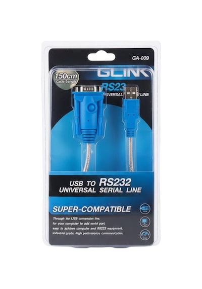 Pm-21764 Usb To Rs232 1.5 Metre Üniversal Serial Line Glink Ga-009 Beyaz - Çok Renkli