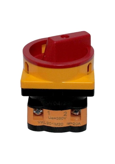 OPAŞ 2X20A 0-1 Mini Tip Kilitli Şalter