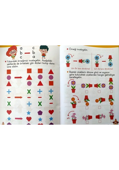 4 - 6 Yaş Matematik. Kodlama ve Dikkat ve Zeka Geliştirici Etkin