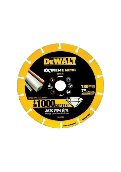 Dewalt DW8570 Extreme Metal Kesici Disk 180 MM