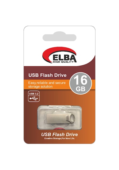 Elba Flash Bellek 16 Gb Metal 3.2 Usb