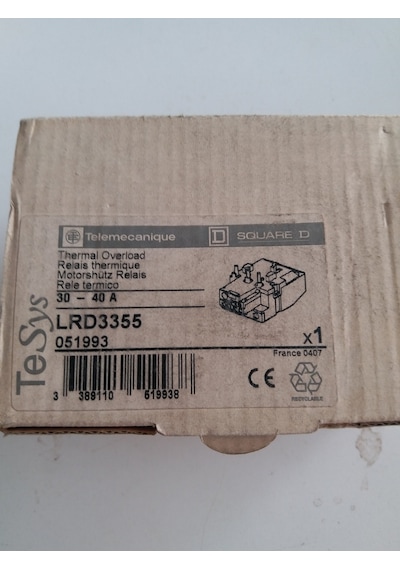 TELEMECANİQUE LRD3355 (30-40 AMPER) TERMİK ROLE