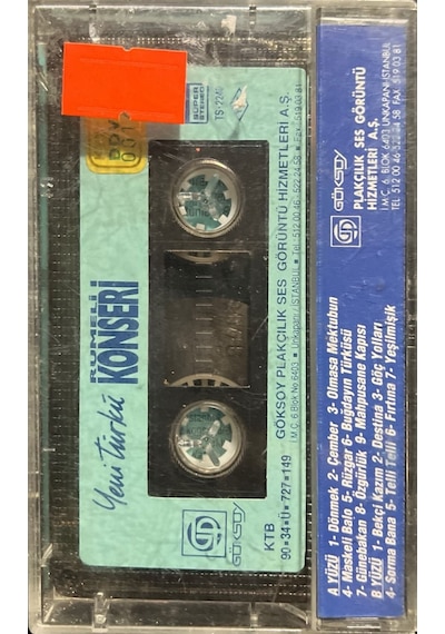 Plak Değildir Kaset Tir Yeni Türkü Rumeli Konseri Kaset