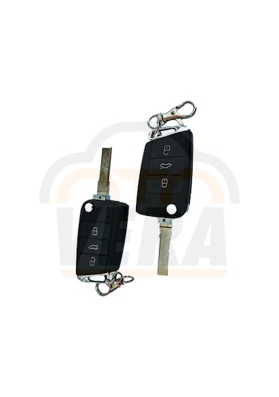 Sustalı Kumandalı Inwells 3445 12 Volt Oto Alarm Yeni Anahtar