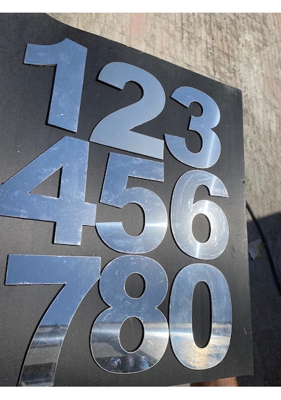 Kapı Numarası Rakam,Sayı 14.5 Cm No:4 Paslanmaz Metal