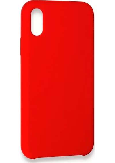 Newface Apple İphone Xs Max Kılıf Lansman Legant Silikon - Kırmızı
