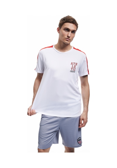 Koton Kısa Kollu Bisiklet Yaka Renk Kontrastlı Arkası Baskılı Oversize Spor Tişört Beyaz 5sam10120nk Beyaz Koton Kısa Kollu Bisiklet Yaka Renk Kontrastlı Arkası Baskılı Oversize Spor Tişört Beyaz 5sam10120nk Beyaz