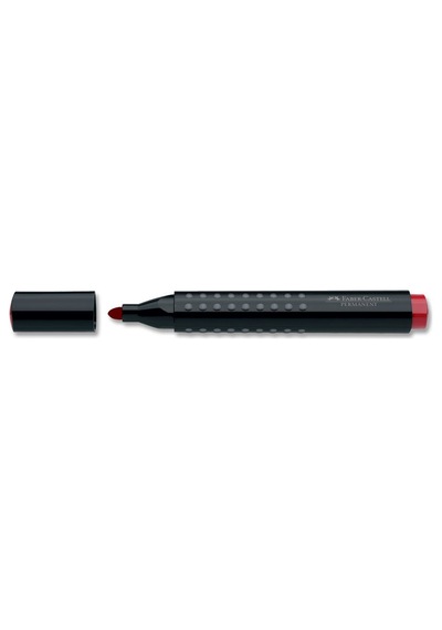 Faber-castell Grip Permanent Yuvarlak Uç Markör Kırmızı