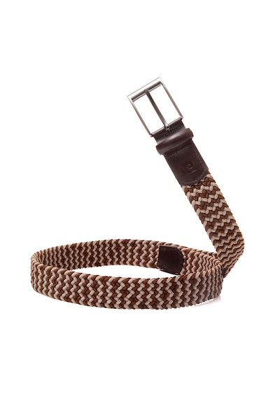 Pierre Cardin Multi Renk Örgü Erkek Kemer En 3,5 Cm Pc-1745 Kahverengi - Vizon