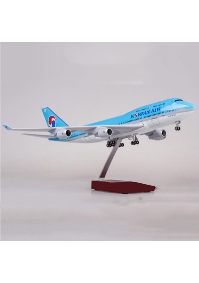 Korean Air B747 Yolcu Uçağı Model Uçak 1/160 Ölçek 47cm