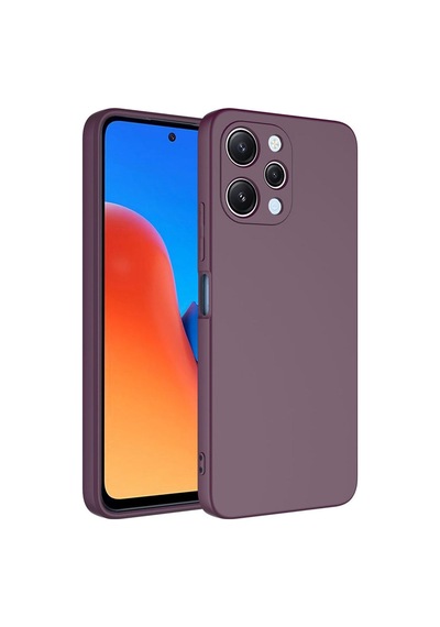 Xiaomi Redmi 12 Kılıf Zore Mara Lansman Kapak Koyu Mor