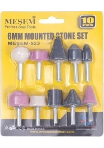 Meşem 523 Mini Taşlama Seti 10 Parça