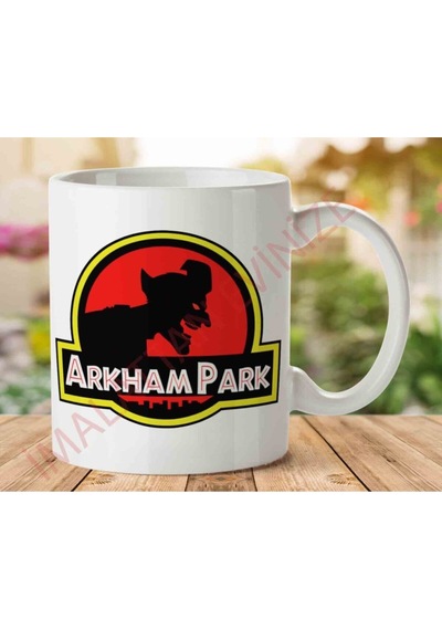 Arkham Park Joker Iki Tarafı Baskılı Kupa Bardak Çok Renkli