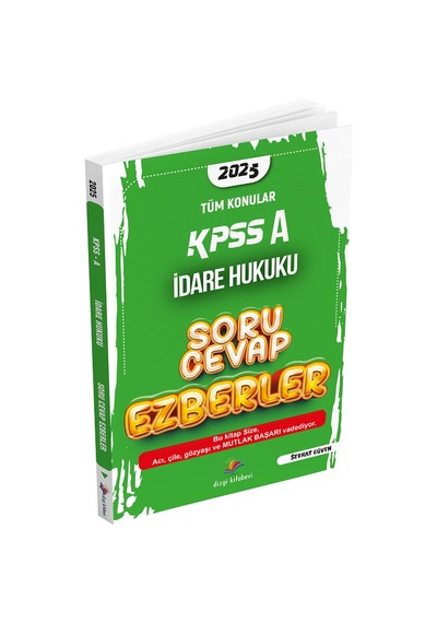 Dizgi Kitap 2025 Kpss A Grubu İdare Hukuku Soru Cevap Ezberler - Serhat Güven Dizgi Kitap