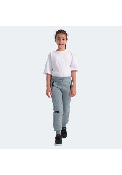 Slazenger LAMYA Çocuk Fermuar Cepli Mavi Eşofman Altı