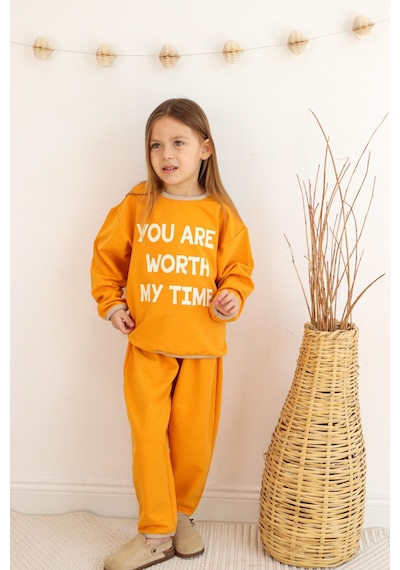 MiaBaby 2 Li Takım Baskılı İki İp HARDAL