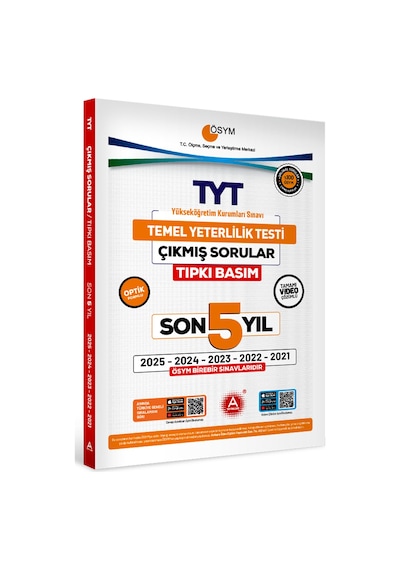 Son 5 Yıl Ayt-tyt Ve Msü Sınavları Ösym Çıkmış Sorular Tıpkı Basım 2026 Model