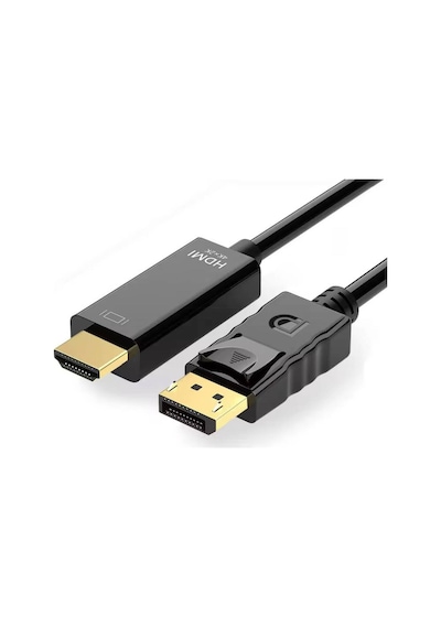 4k Displayport To Hdmı Görüntü Kablosu - 3 Metre - Displayport Erkek'ten Hdmı Erkek'e Ultra Hd Dönüştürücü Kablo-jl-d1030k