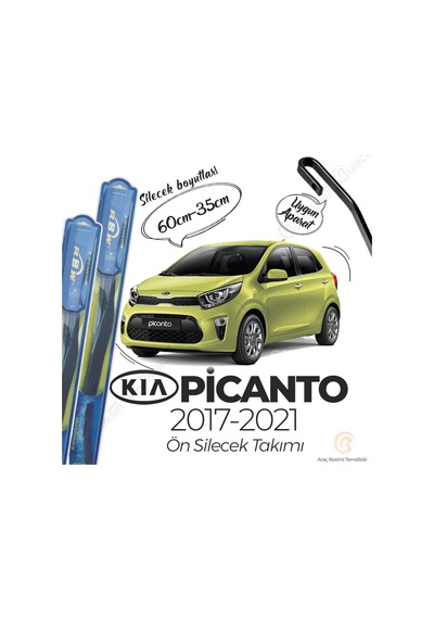 Kia Picanto Ön Silecek Takımı (2017-2021) RBW Hibrit