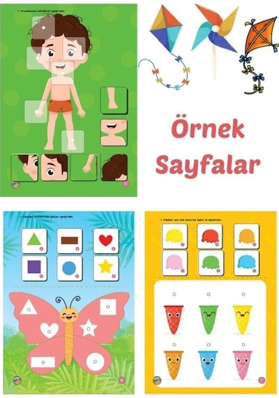 16-24 Ay Cırt Cırtlı Etkinlik Kitabı I - Dev Boy Akordiyon Kat Kat Cırt Cırtlı Etkinlikler