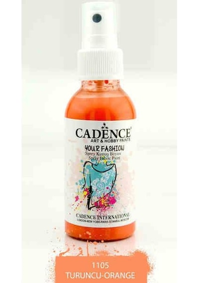 Cadence Your Fashion Sprey Kumaş Boyası 100 Ml. 1105 Portakal