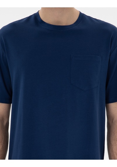 Pierre Cardin Erkek Açık Lacivert Tişört Basic 50306991-vr059 Açık Lacivert
