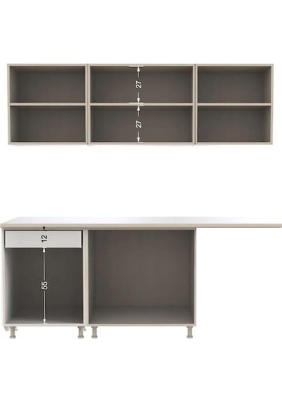 Deebre Hazır Mutfak Dolabı 260 Cm-beyaz Laminat Tezgah Dahil-bulaşık Makinesi Yeri Mevcut-mat Ceviz Deebre Hazır Mutfak Dolabı 260 Cm-beyaz Laminat Tezgah Dahil-bulaşık Makinesi Yeri Mevcut-mat Ceviz