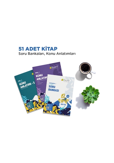 Premium YKS 2027 Sayısal Hazırlık Seti - 30 Canlı Özel Ders + Birebir Sınav Koçluğu Yapay Zeka Destekli Dijital Platform ve 51 Parça Basılı Kitap Seti